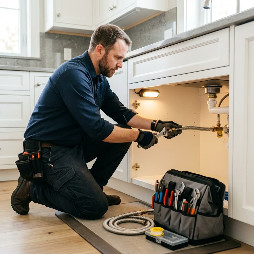 Allacciamento Acqua e Gas per Cucine